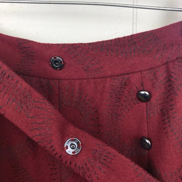 Italian Wool Blend High Waist Pinup Shorts Rocker Sailor Shorts Size Small - Picture 6 of 14